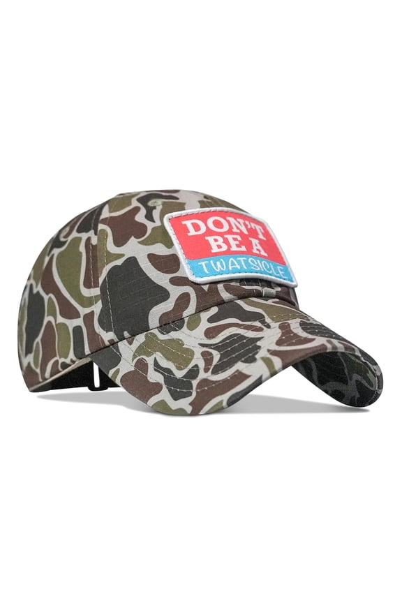 Don't Be A Twatsicle Patch Low Pro Ripstop Hat Duck Camo