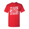 thumbnail image 1 of Don't Be Afraid Of My Pitbull I'm 100 Times Rip Your Throat DT Adult T-Shirt Tee, 1 of 2