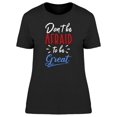 thumbnail image 1 of Don't Be Afraid To Be Great Font T-Shirt Women -Image by Shutterstock, Female 3X-Large, 1 of 2