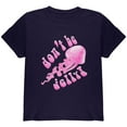 thumbnail image 1 of Don't Be Jelly Jellyfish Pun Youth T Shirt Navy YSM, 1 of 1
