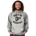 thumbnail image 1 of Don’t Be Negative Photographer Pun Unisex Plus Fleece Graphic Hoodie Brisco Brands 4X, 1 of 5