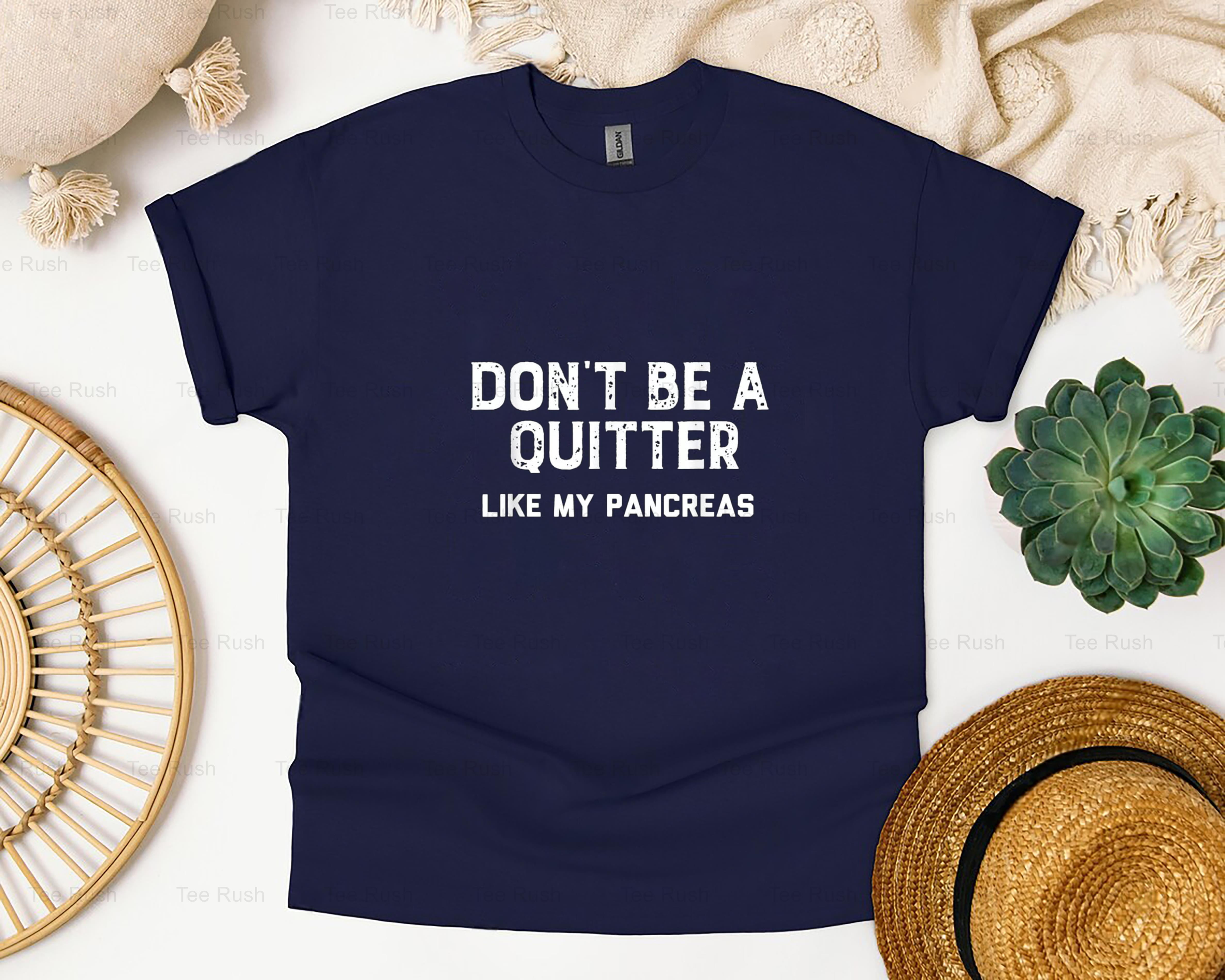 Don't Be Quitter Like My Pancreas Funny Diabetes Gift Awareness Humor,T ...