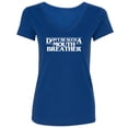 thumbnail image 1 of Don't Be Such A Mouth Breather Womens V-Neck Tee, 1 of 1