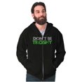 thumbnail image 1 of Don't Be Trashy Reduce Reuse Recycle Unisex Fleece Graphic Zip Up Hoodie Brisco Brands 2X, 1 of 5