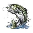 thumbnail image 1 of Don't Be a Dumb Bass Embroidered Iron On/Sew Patch [6.8" x 7.8"]…, 1 of 1