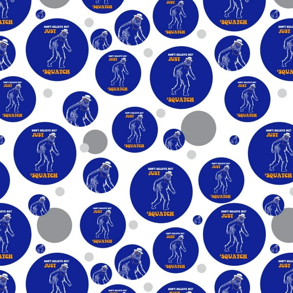 Don't Believe Me Just 'Squatch Watch Bigfoot Funny Humor Premium Gift Wrap Wrapping Paper Roll