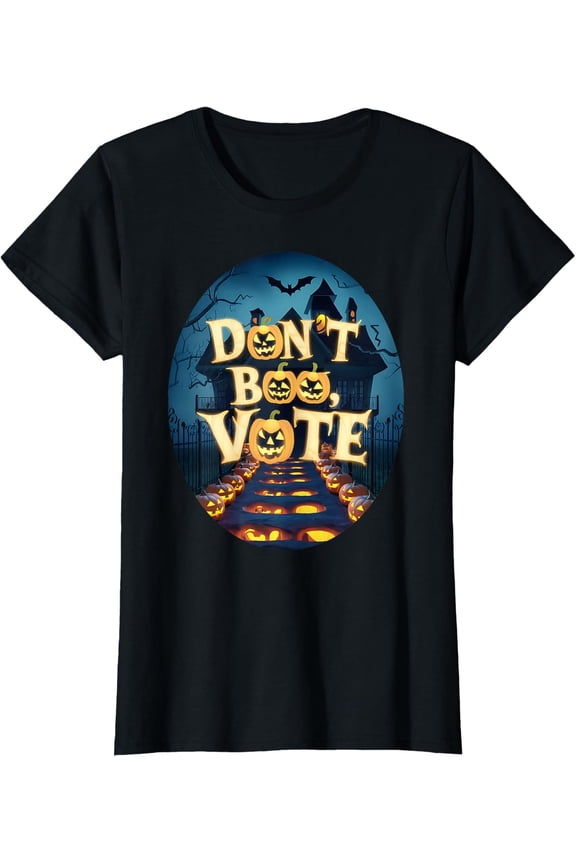 Don't Boo, Vote Obama Quote Elections 2024 Ladies' Crewneck T-Shirt