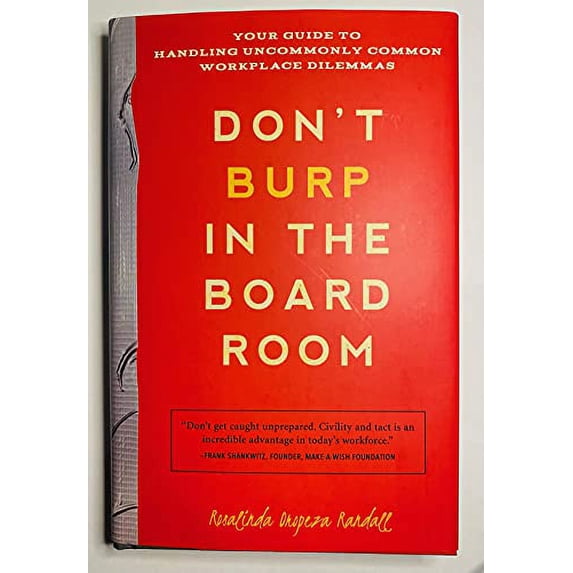 Pre-Owned Don't Burp in the Boardroom Paperback
