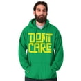 thumbnail image 1 of Don't Care Attitude Rebellious Loner Hoodie Sweatshirt Women Men Brisco Brands X, 1 of 6