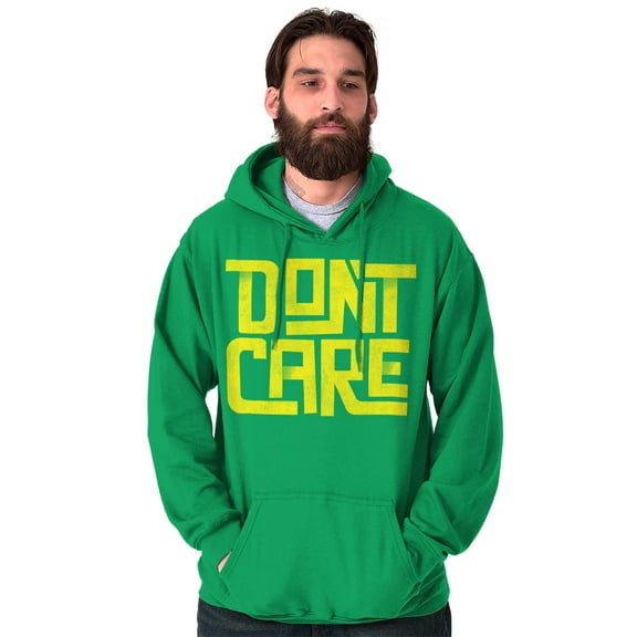 Don't Care Attitude Rebellious Loner Hoodie Sweatshirt Women Men Brisco Brands X