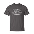 thumbnail image 1 of Don't Confuse My Personality My Attitude Depends Sarcastic Humor Graphic Novelty Funny Youth T Shirt, 1 of 1