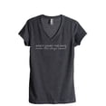 thumbnail image 1 of Don't Count The Days Make The Days Count Women's Fashion Relaxed V-Neck T-Shirt Tee Charcoal Grey X-Large, 1 of 3