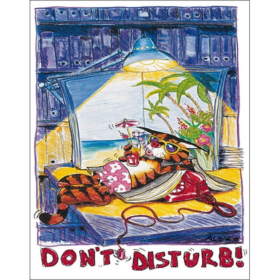 Don't Disturb by Alex Rinesch Poster 16x20 inches