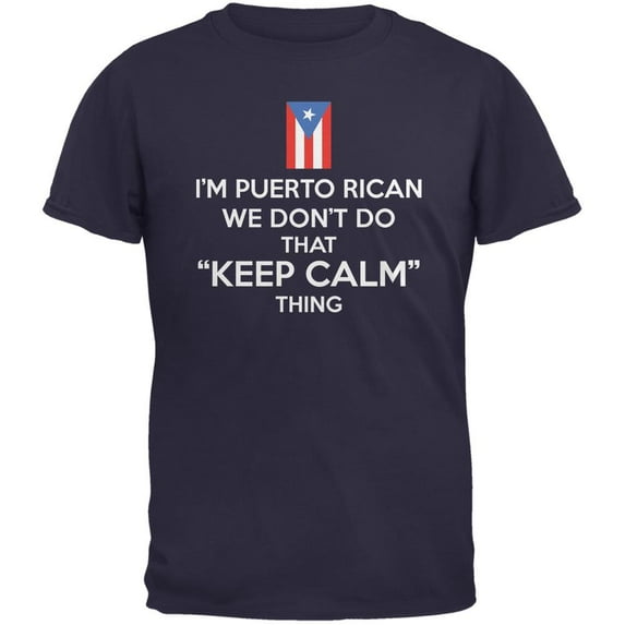 Don't Do Calm - Puerto Rican Navy Youth T-Shirt - Youth Medium