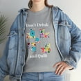 thumbnail image 1 of Don't Drink And Quilt Funny Quilting Sewing TShirt, 1 of 2