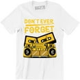 thumbnail image 1 of Don't Ever Forget - Retro Cassette Floppy Disc Video Men's VHS 90s T-Shirt, 1 of 4