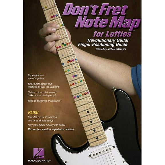 Don't Fret Note Map for Lefties: Revolutionary Guitar Finger Positioning Guide (Other)