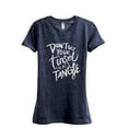thumbnail image 1 of Don't Get Your Tinsel In A Tangle Women's Fashion Relaxed T-Shirt Tee Heather Navy Small, 1 of 3