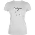 thumbnail image 1 of Don't Give A Sheep White Juniors Soft T-Shirt - 2X-Large, 1 of 1