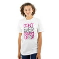 thumbnail image 1 of Don’t Give Up Breast Cancer Awareness Women's Graphic T Shirt Tees Brisco Brands L, 1 of 5