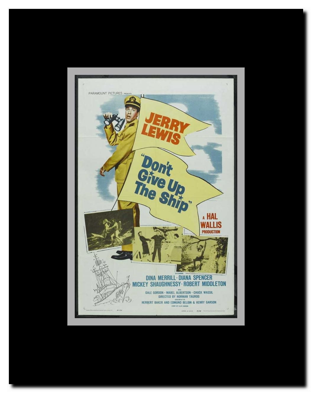 Don't Give Up the Ship Framed Movie Poster