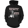 thumbnail image 1 of Don't Judge My Breed Adult Hoodie - Pit Bull Advocate Hoodie, 1 of 2