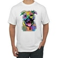 thumbnail image 1 of Don't Judge My Pitbull I Won't Judge Your Kids Funny Dog Lover Men's Graphic T-Shirt, White, X-Large, 1 of 3