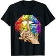 thumbnail image 1 of Don't Judge What You Don't Understand LGBT Pride Lips T-Shirt, 1 of 5