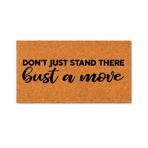 Don’t Just Stand There, Bust a Move Doormat, Funny Welcome Mat, Coir Door Mat, Housewarming Gift, New Home Gift 1983 (16x24 inches) 1983