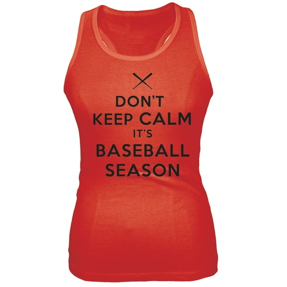 Don't Keep Calm it's Baseball Season Juniors Tank Top - Small