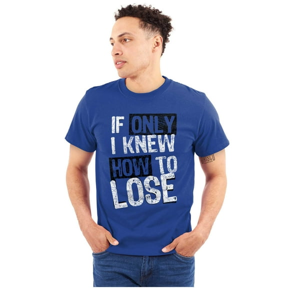 Don't Know How to Lose Sports Athlete Men's Big & Tall Crewneck Graphic Tee Brisco Brands 3X