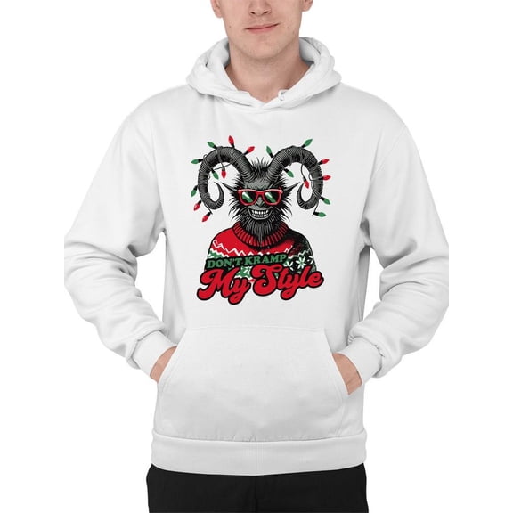 Don't Kramp My Style Sweater Dark Humor Christmas Men's Hoodie
