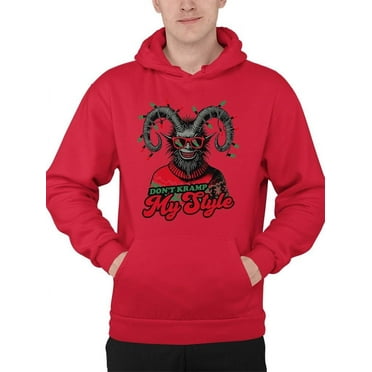 Don't Kramp My Style Sweater Dark Humor Christmas Men's Hoodie