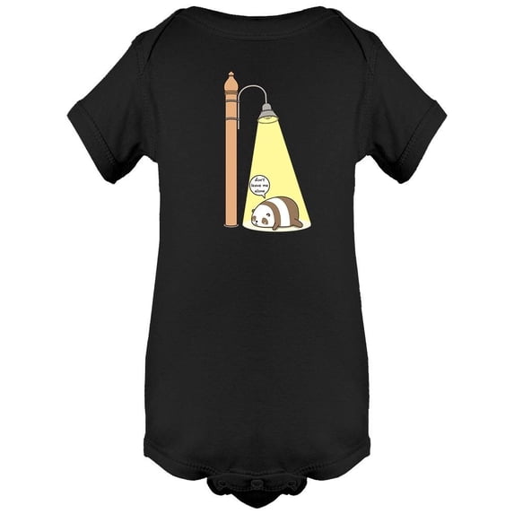 Don't Leave Me Alone Panda Bodysuit Infant -Image by Shutterstock, 12 Months