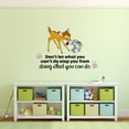 thumbnail image 1 of Don't Let Bambi Disney Life Quote Cartoon Quotes Decors Wall Sticker Art Design Decal for Girls Boys Kids Room Bedroom Nursery Kindergarten Home Decor Stickers Wall Art Vinyl Decoration (12x20 inch), 1 of 2