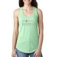thumbnail image 1 of Donâ€™t Let Friends ALone Awareness Ladies Racerback Tank Top, Mint, Small, 1 of 3