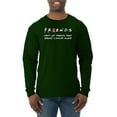 thumbnail image 1 of Donâ€™t Let Friends ALone Awareness Mens Long Sleeve Shirt, Forest Green, Medium, 1 of 3