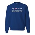 thumbnail image 1 of Donâ€™t Let Friends ALone Awareness Unisex Crewneck Graphic Sweatshirt, Royal, 3XL, 1 of 3