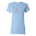 thumbnail image 1 of Donâ€™t Let Friends ALone Awareness Womens Graphic T-Shirt, Light Blue, 2XL, 1 of 3