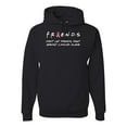 thumbnail image 1 of Don't Let Friends Alone Awareness Unisex Graphic Hoodie Sweatshirt, Black, 3XL, 1 of 3