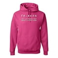 thumbnail image 1 of Don't Let Friends Alone Awareness Unisex Graphic Hoodie Sweatshirt, Fuschia, 2XL, 1 of 3