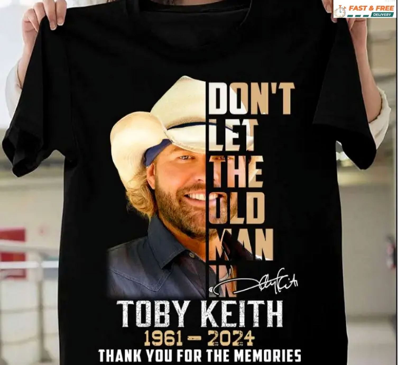 Don’t Let The Old Man In Toby Keith 19612024 Thank For The Memories Shirt S3xl