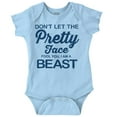 thumbnail image 1 of Don't Let The Pretty Face Fool You Bodysuit Jumper Girls Infant Baby Brisco Brands 24M, 1 of 6