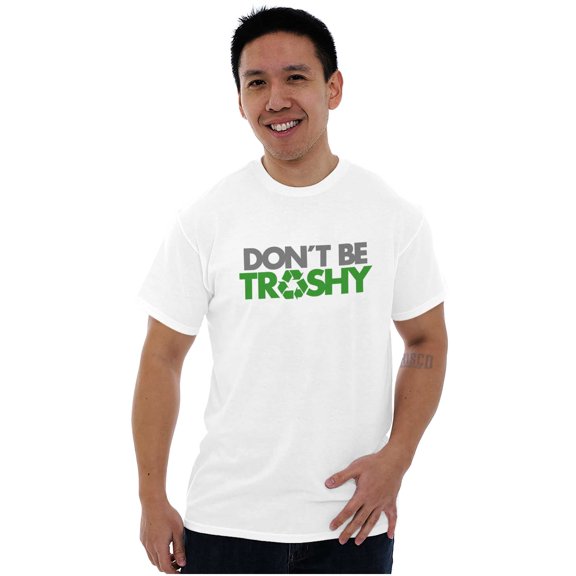 Don't Litter Earth Day Pro-Recycle Men's Graphic T Shirt Tees Brisco Brands L