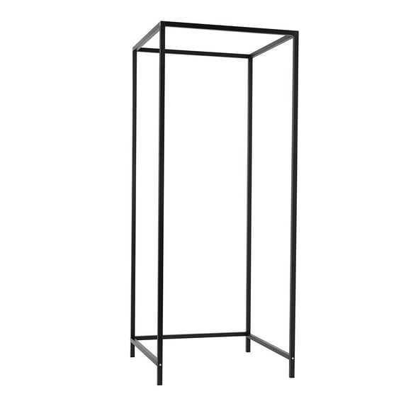 Don't Look At Me - Portable Changing Room Divider - Black Frame with Casters