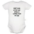 thumbnail image 1 of Don't Look At Me That Smell Is Coming From My Dad Funny Rompers For Babies, Newborn Baby Unisex Bodysuits, Infant Jumpsuits, Toddler 0-24 Months Kids One-Piece Oufits (White, 18-24 Months), 1 of 4