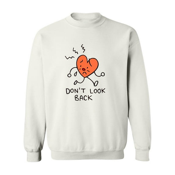 Don't Look Back! Sweatshirt Men -Image by Shutterstock, Male x-Large