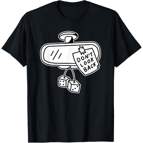 Don't Look Back x Rearview Mirror x Lucky Dice Blackwork T-Shirt