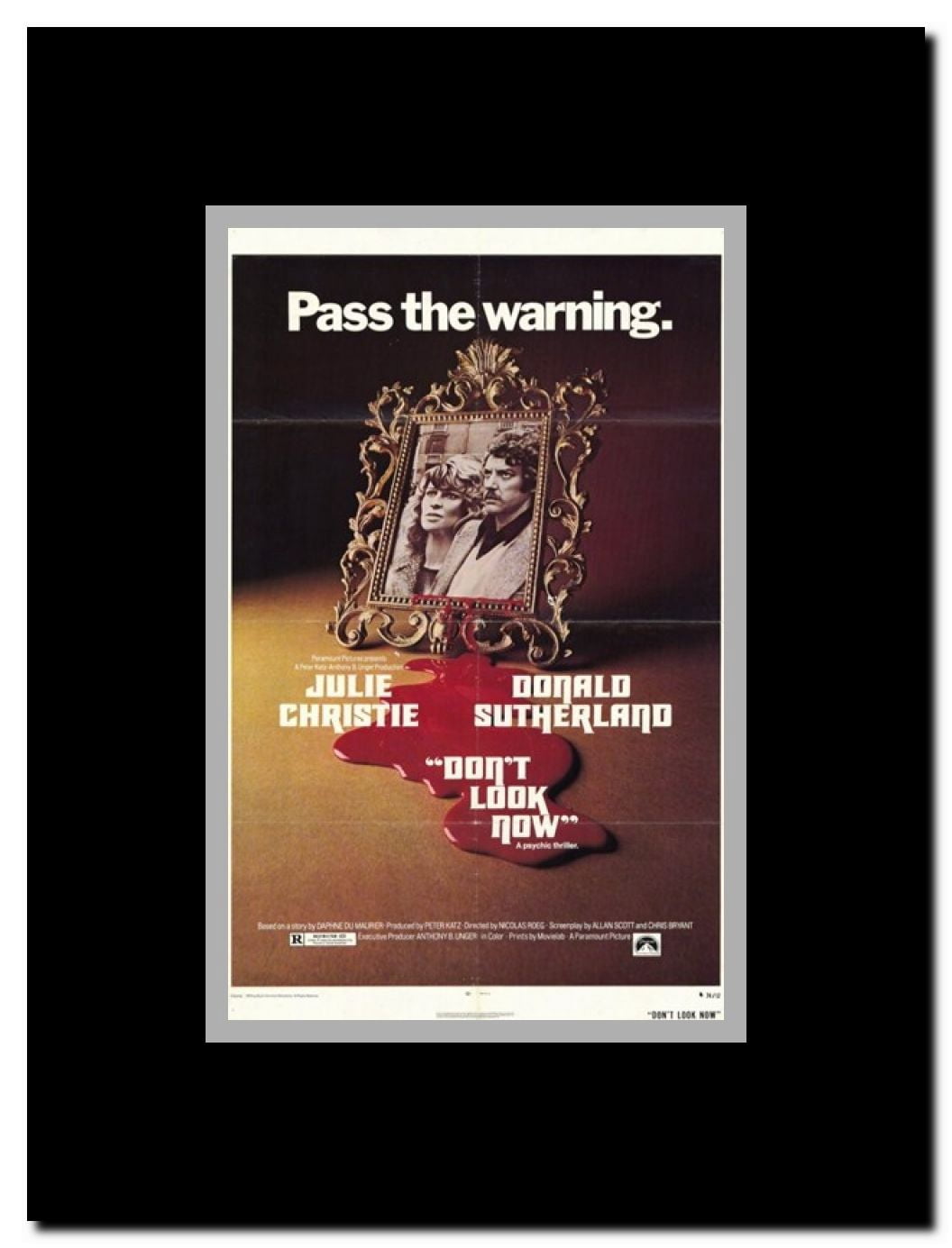 Don't Look Now Framed Movie Poster