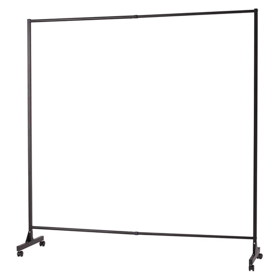 Don't Look at Me - Expandable Privacy Room Divider - Black Frame